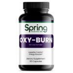 Dietary supplement bottle labeled Oxy-Burn.