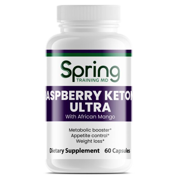 Raspberry Ketone Ultra dietary supplement bottle. Raspberry Ketone Ultra dietary supplement bottle.