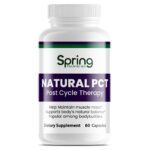 Natural PCT supplement bottle, 60 capsules.