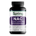 NAC supplement bottle with detoxification benefits.