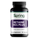 Betaine HCL Plus dietary supplement bottle.