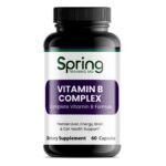 Vitamin B Complex supplement bottle, 60 capsules.