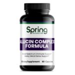 Dietary supplement bottle labeled Allicin Complex Formula.
