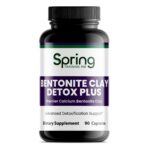 Bentonite Clay Detox Plus supplement bottle.