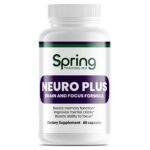 Neuro Plus brain supplement bottle.