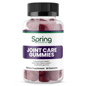 Joint care gummies bottle, 60 vegetarian gummies.