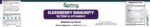 Elderberry supplement label with nutritional information.
