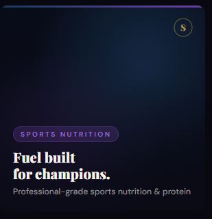Premium Sports Nutrition